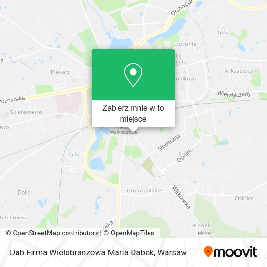 Mapa Dab Firma Wielobranzowa Maria Dabek