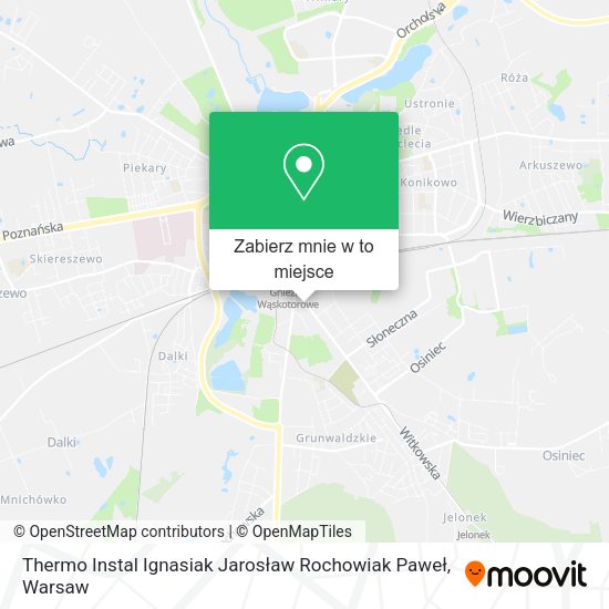 Mapa Thermo Instal Ignasiak Jarosław Rochowiak Paweł
