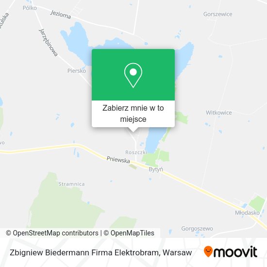 Mapa Zbigniew Biedermann Firma Elektrobram