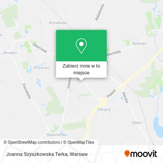 Mapa Joanna Szyszkowska Terka