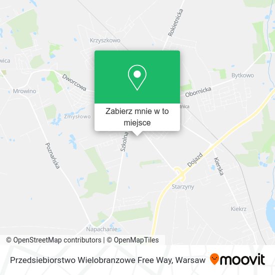 Mapa Przedsiebiorstwo Wielobranzowe Free Way