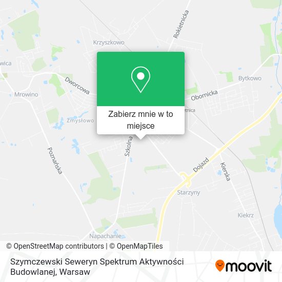 Mapa Szymczewski Seweryn Spektrum Aktywności Budowlanej