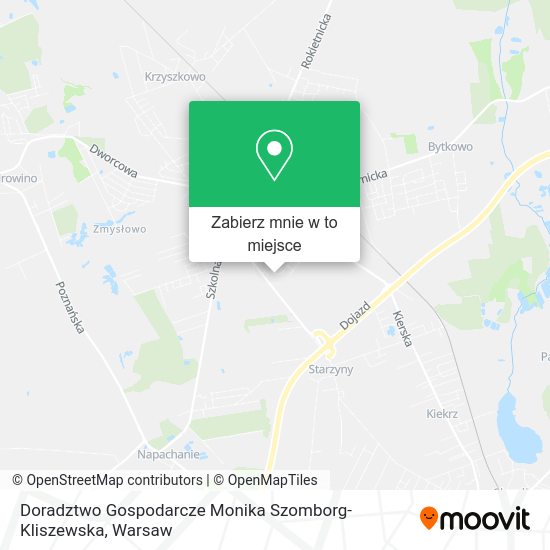 Mapa Doradztwo Gospodarcze Monika Szomborg-Kliszewska