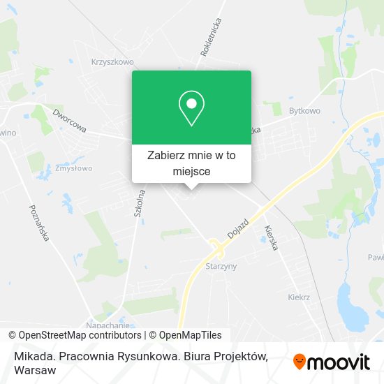 Mapa Mikada. Pracownia Rysunkowa. Biura Projektów