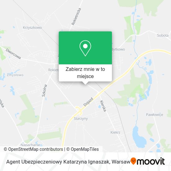 Mapa Agent Ubezpieczeniowy Katarzyna Ignaszak