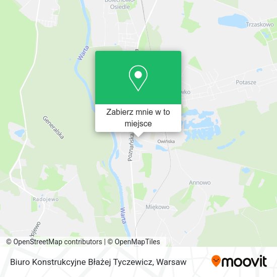 Mapa Biuro Konstrukcyjne Błażej Tyczewicz