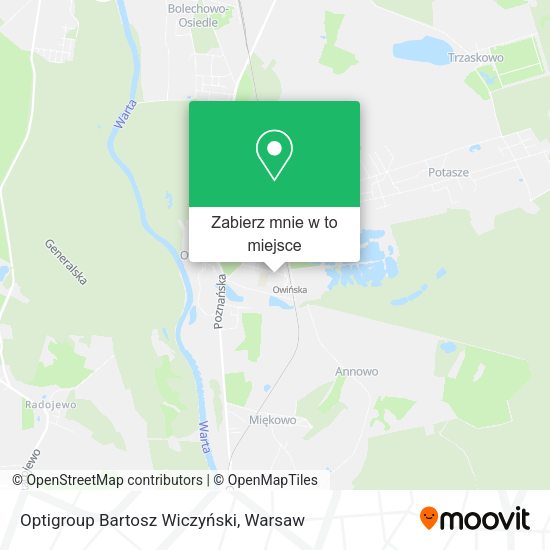 Mapa Optigroup Bartosz Wiczyński