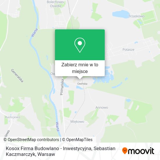 Mapa Kosox Firma Budowlano - Inwestycyjna, Sebastian Kaczmarczyk