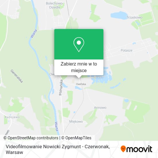 Mapa Videofilmowanie Nowicki Zygmunt - Czerwonak