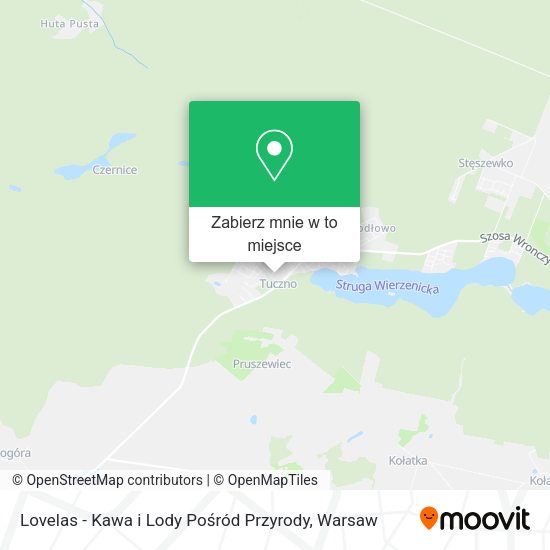 Mapa Lovelas - Kawa i Lody Pośród Przyrody