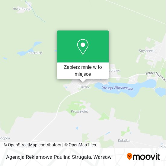 Mapa Agencja Reklamowa Paulina Strugała