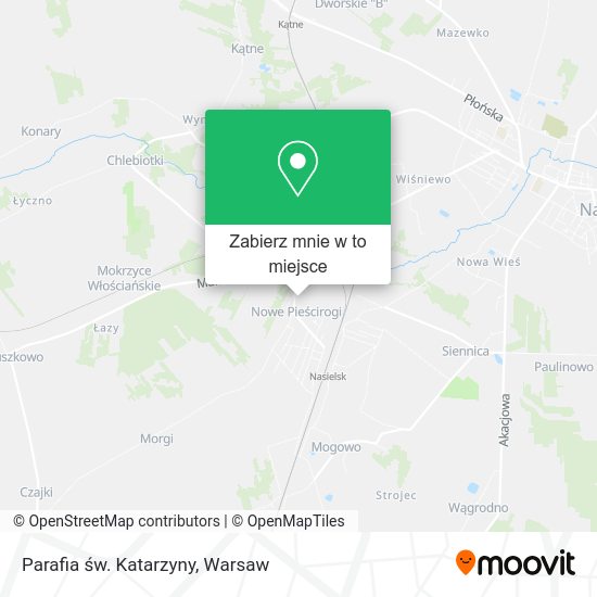 Mapa Parafia św. Katarzyny