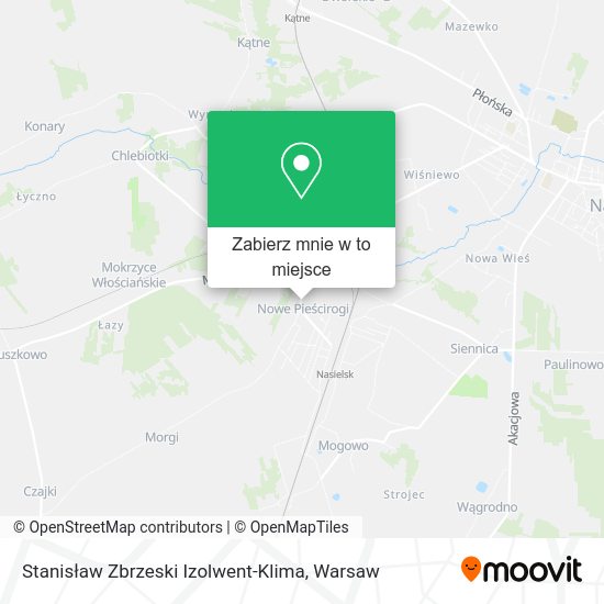 Mapa Stanisław Zbrzeski Izolwent-Klima