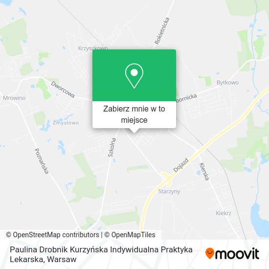 Mapa Paulina Drobnik Kurzyńska Indywidualna Praktyka Lekarska