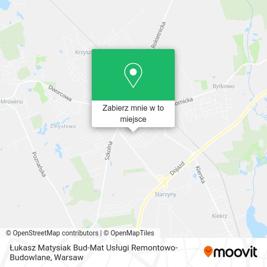 Mapa Łukasz Matysiak Bud-Mat Usługi Remontowo-Budowlane