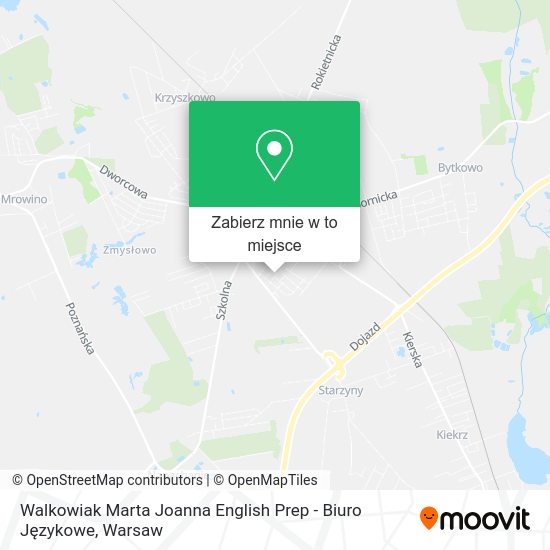 Mapa Walkowiak Marta Joanna English Prep - Biuro Językowe