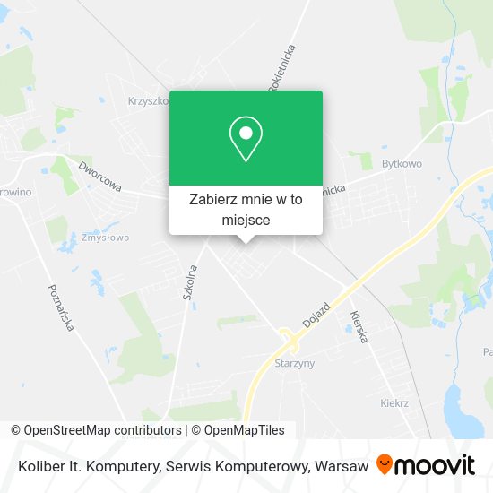 Mapa Koliber It. Komputery, Serwis Komputerowy