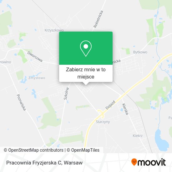 Mapa Pracownia Fryzjerska C