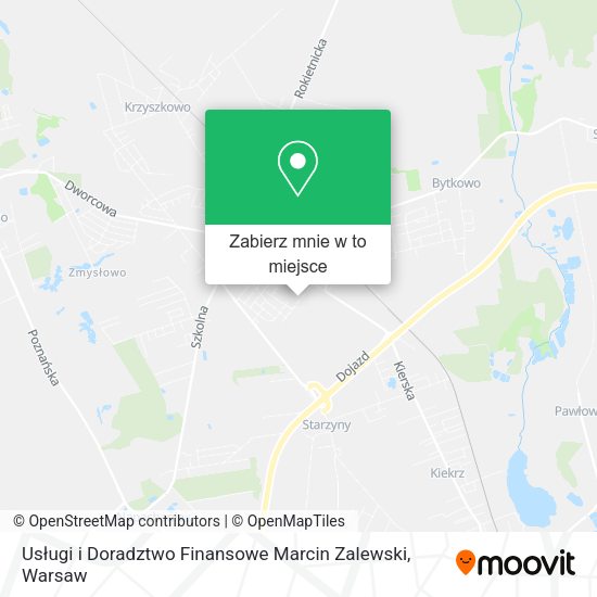 Mapa Usługi i Doradztwo Finansowe Marcin Zalewski