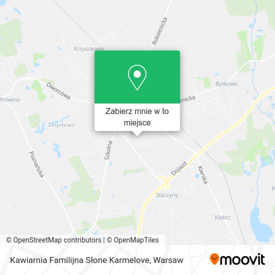 Mapa Kawiarnia Familijna Słone Karmelove