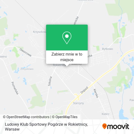 Mapa Ludowy Klub Sportowy Pogórze w Rokietnicy