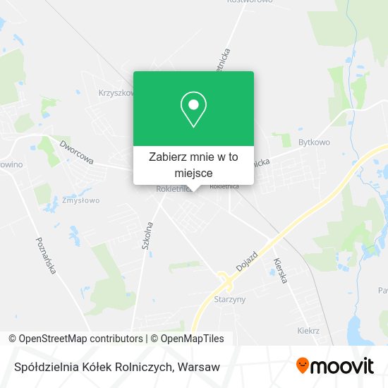 Mapa Spółdzielnia Kółek Rolniczych