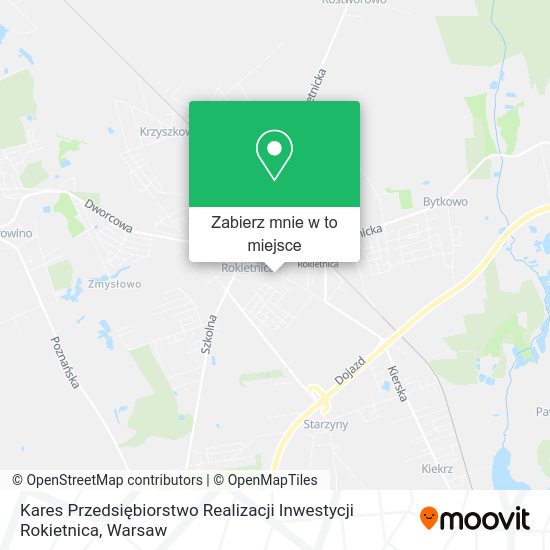 Mapa Kares Przedsiębiorstwo Realizacji Inwestycji Rokietnica