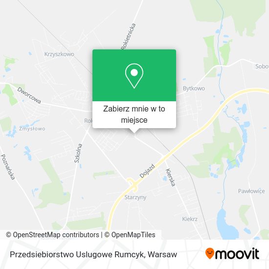 Mapa Przedsiebiorstwo Uslugowe Rumcyk