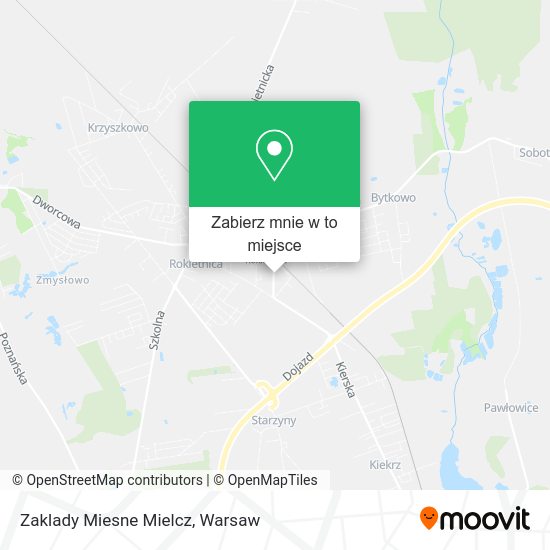 Mapa Zaklady Miesne Mielcz