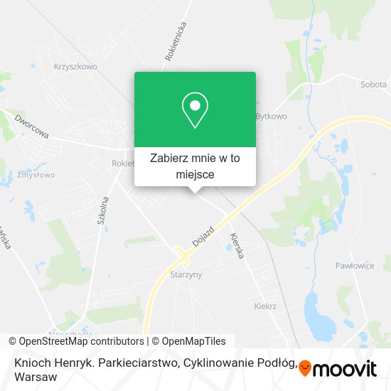 Mapa Knioch Henryk. Parkieciarstwo, Cyklinowanie Podłóg