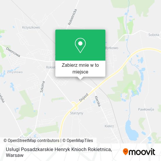 Mapa Usługi Posadzkarskie Henryk Knioch Rokietnica