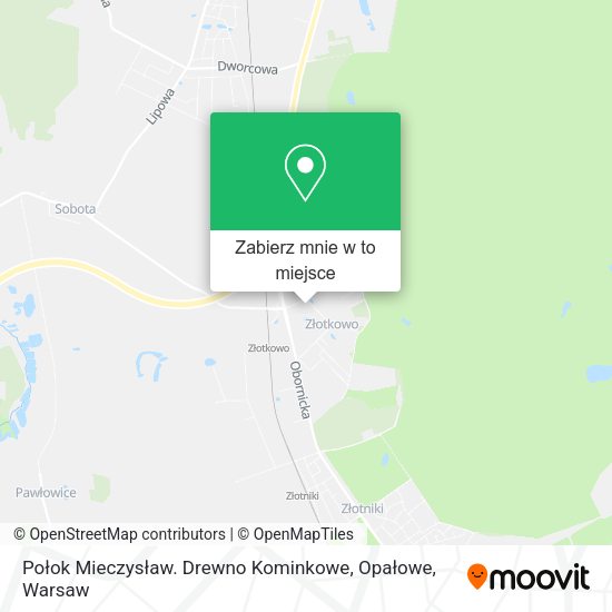 Mapa Połok Mieczysław. Drewno Kominkowe, Opałowe