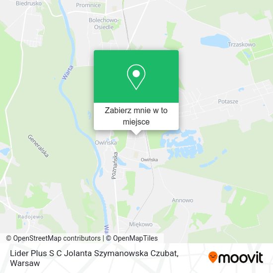 Mapa Lider Plus S C Jolanta Szymanowska Czubat