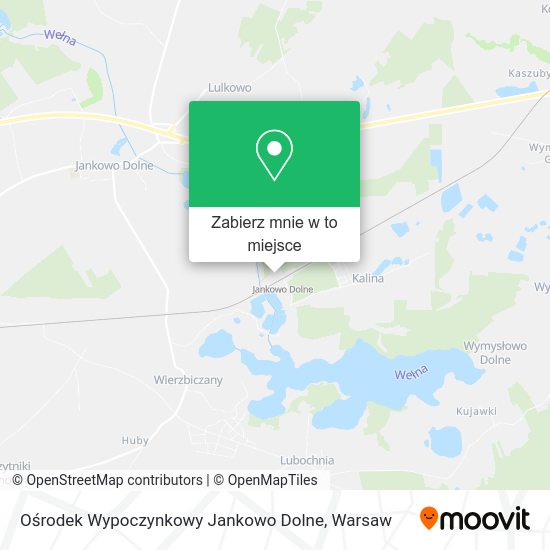 Mapa Ośrodek Wypoczynkowy Jankowo Dolne