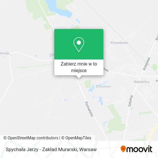 Mapa Spychała Jerzy - Zakład Murarski