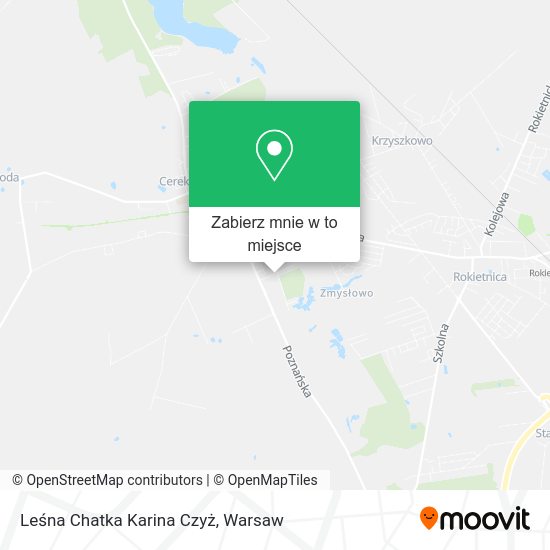 Mapa Leśna Chatka Karina Czyż