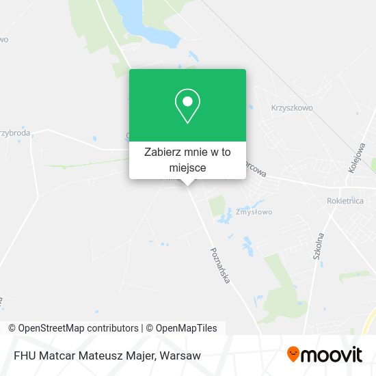 Mapa FHU Matcar Mateusz Majer