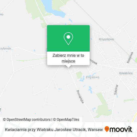 Mapa Kwiaciarnia przy Wiatraku Jarosław Utracik