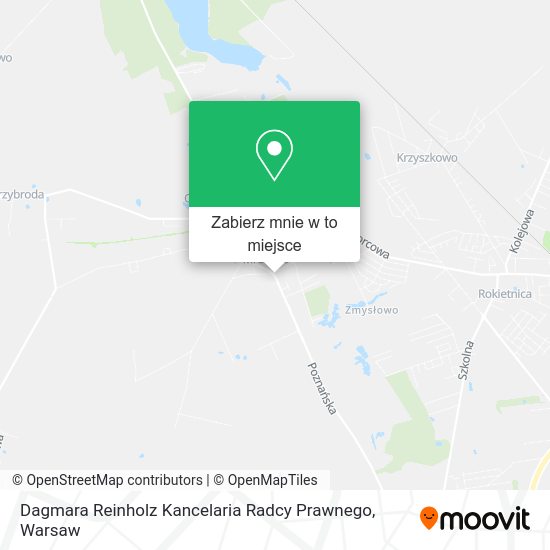 Mapa Dagmara Reinholz Kancelaria Radcy Prawnego