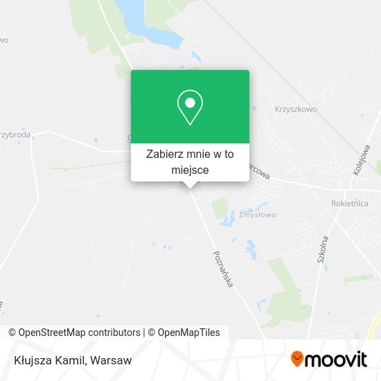 Mapa Kłujsza Kamil