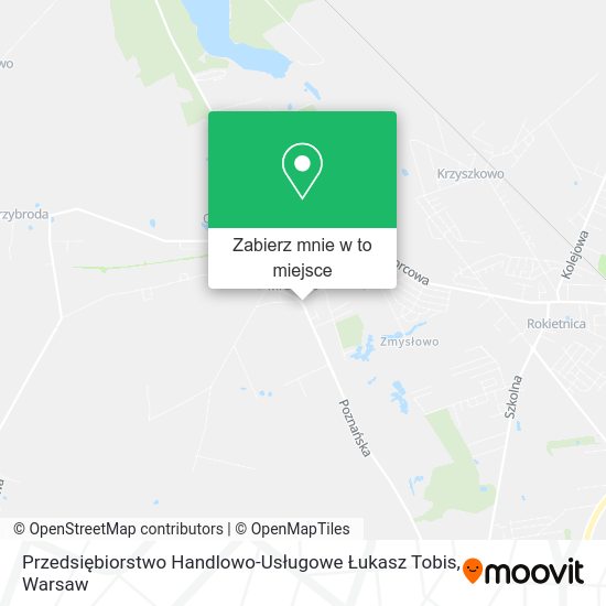 Mapa Przedsiębiorstwo Handlowo-Usługowe Łukasz Tobis