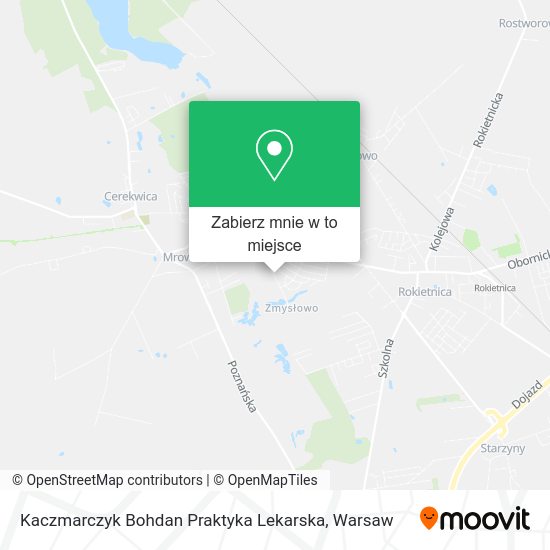 Mapa Kaczmarczyk Bohdan Praktyka Lekarska