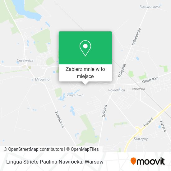 Mapa Lingua Stricte Paulina Nawrocka