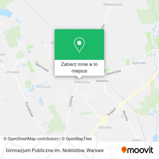 Mapa Gimnazjum Publiczne im. Noblistów