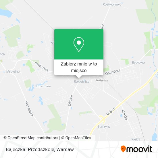 Mapa Bajeczka. Przedszkole