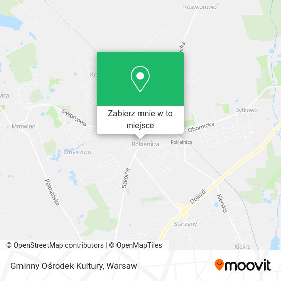 Mapa Gminny Ośrodek Kultury