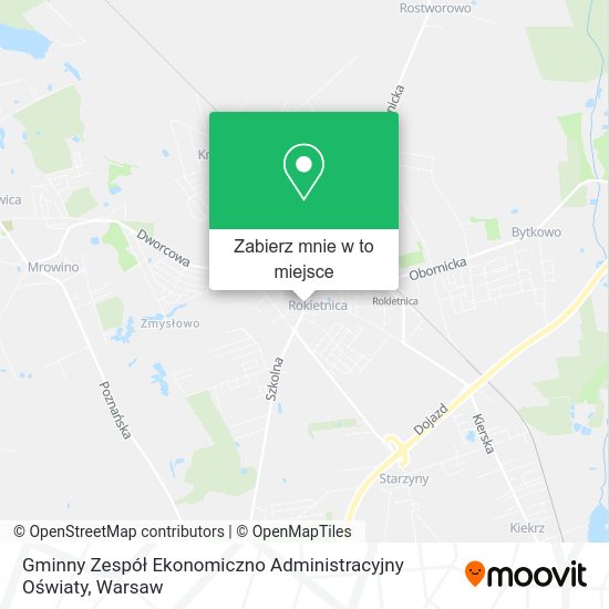 Mapa Gminny Zespół Ekonomiczno Administracyjny Oświaty