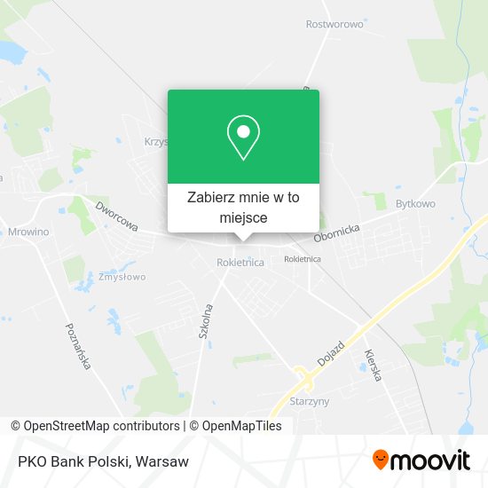 Mapa PKO Bank Polski