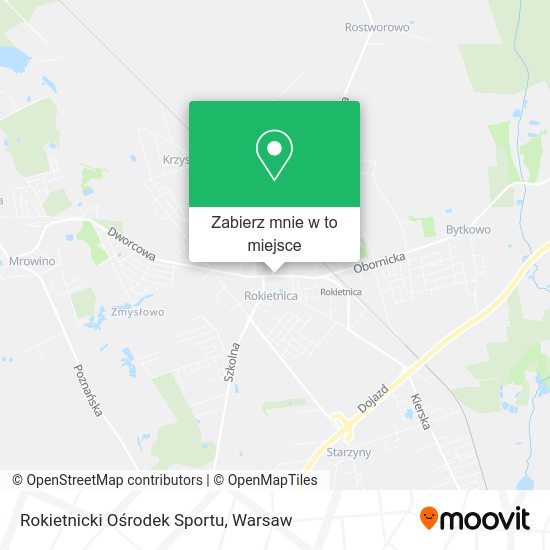 Mapa Rokietnicki Ośrodek Sportu