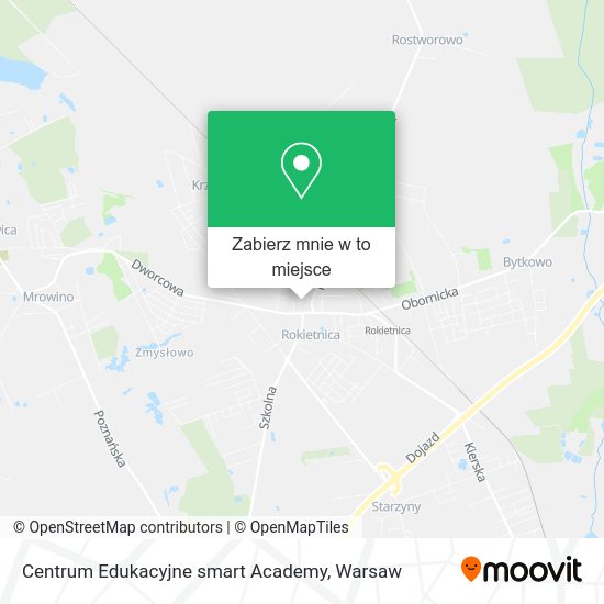 Mapa Centrum Edukacyjne smart Academy